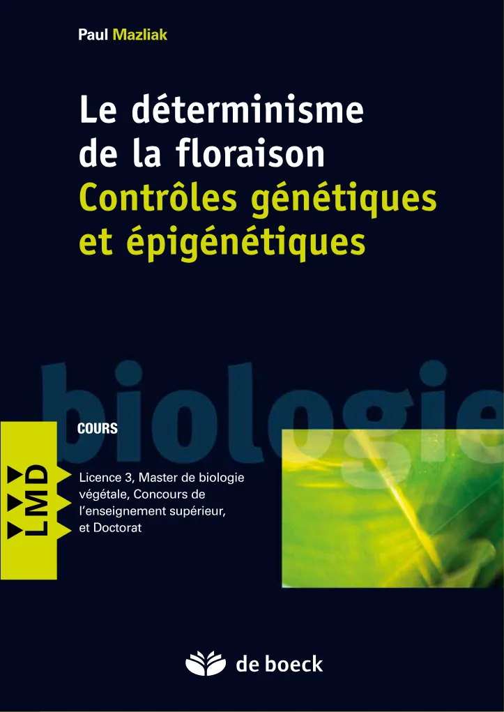 Couverture de Le déterminisme de la floraison