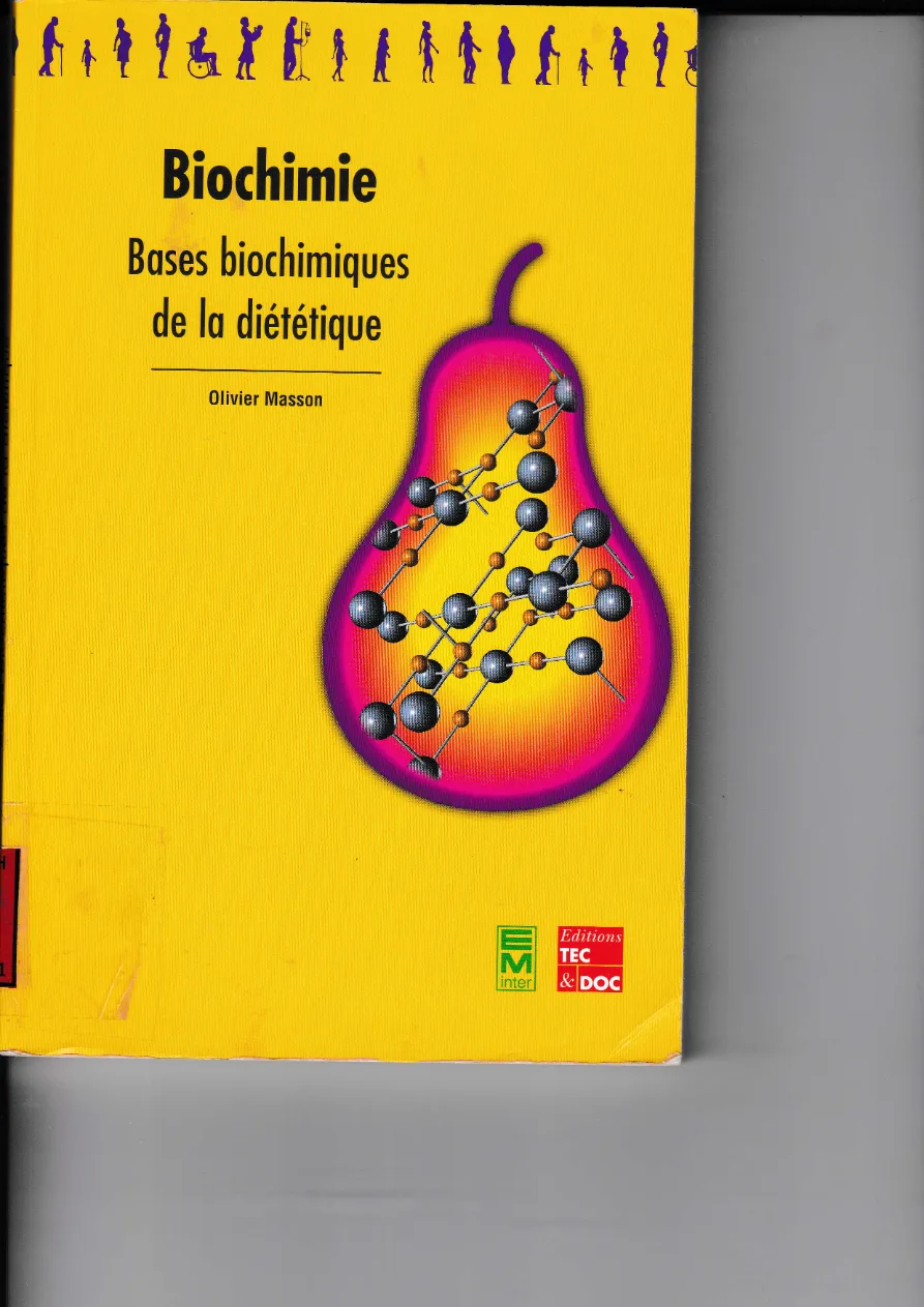 Couverture de Biochimie