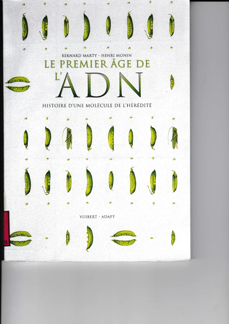 Couverture de Le premier âge de l'ADN