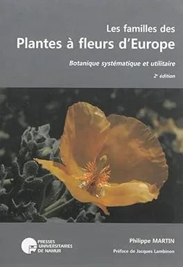 Couverture de Les familles des plantes à fleurs d'europe