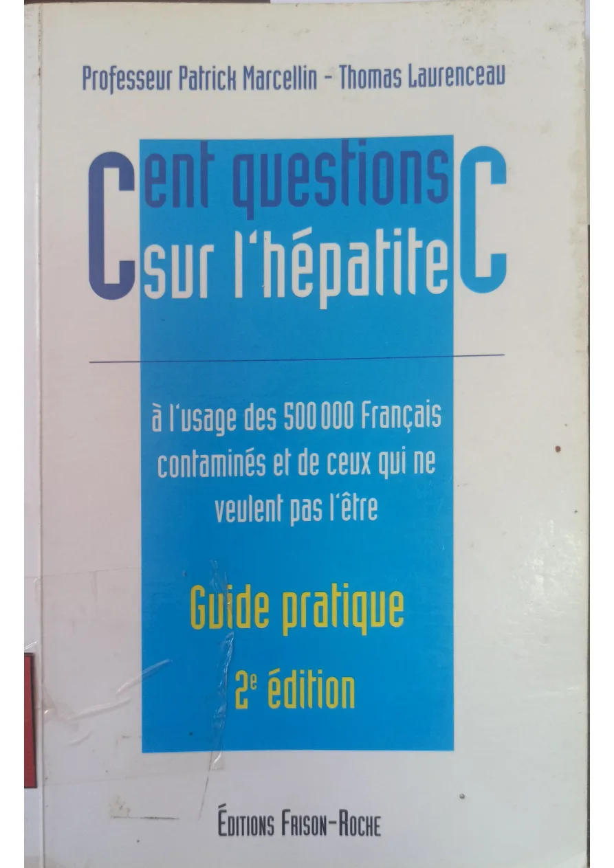 Couverture de Cent questions sur l'hépatite C