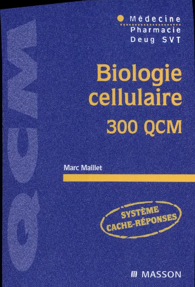 Couverture de Biologie cellulaire