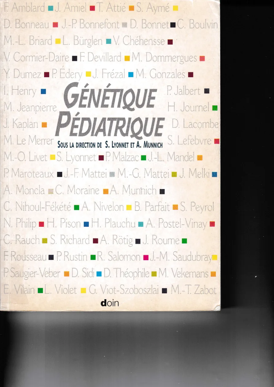 Couverture de Génétique pédiatrique