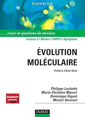 Couverture de évolution moléculaire
