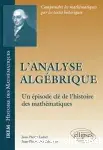 Couverture de L'analyse algébrique