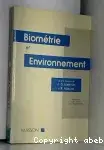 Couverture de Biométrie et environnement