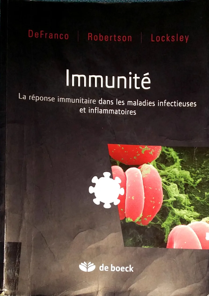 Couverture de IMMUNITE :Reponse immunitaire dans les maladies infectieuses et inflammatoires.
