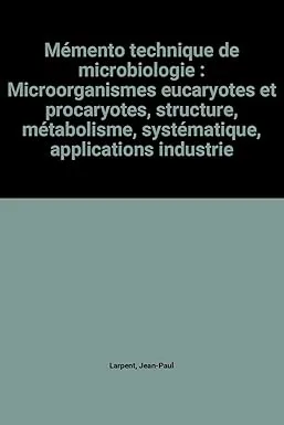 Couverture de Mémento technique de microbiologie