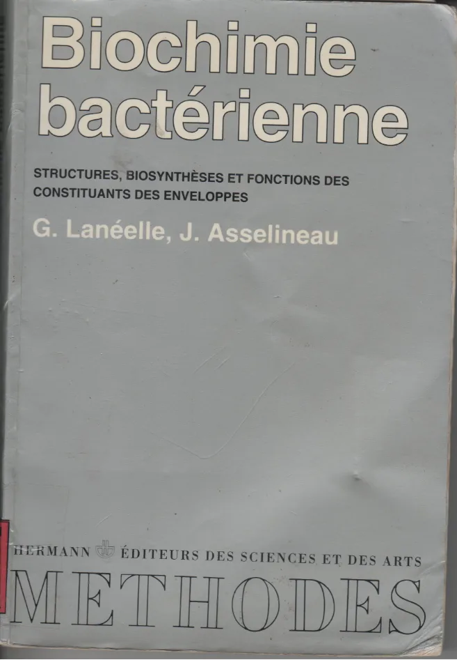 Couverture de Biochimie bactérienne