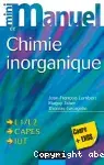 Couverture de Mini manuel de chimie inorganique