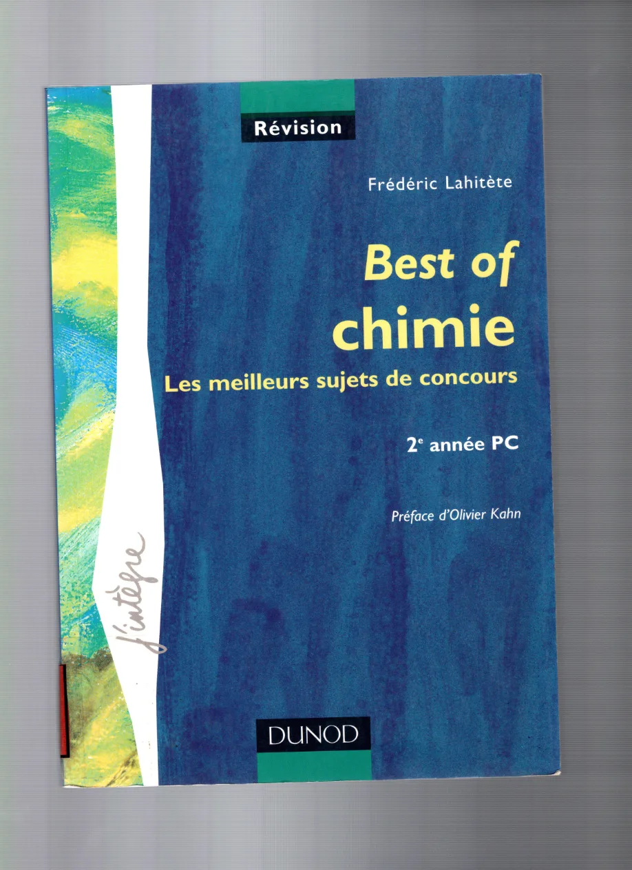 Couverture de Best of chimie