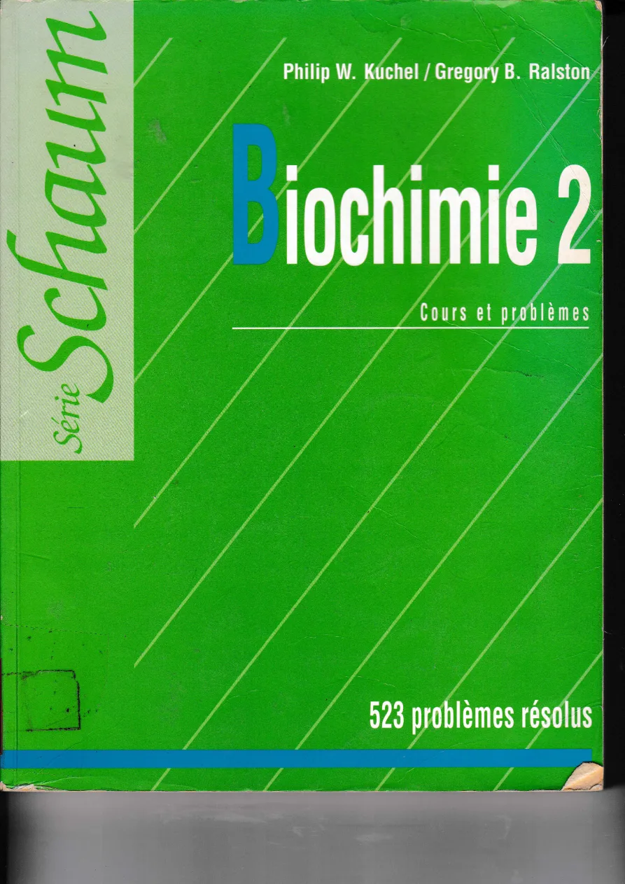 Couverture de Biochimie 2