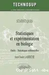 Couverture de Statistiques et expérimentation en biologie