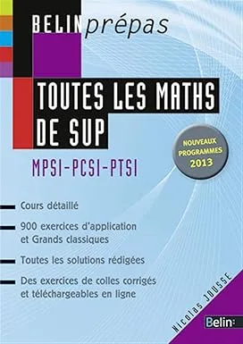 Couverture de Toutes les maths de sup