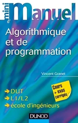 Couverture de Mini manuel d'algorithmique et de programmation