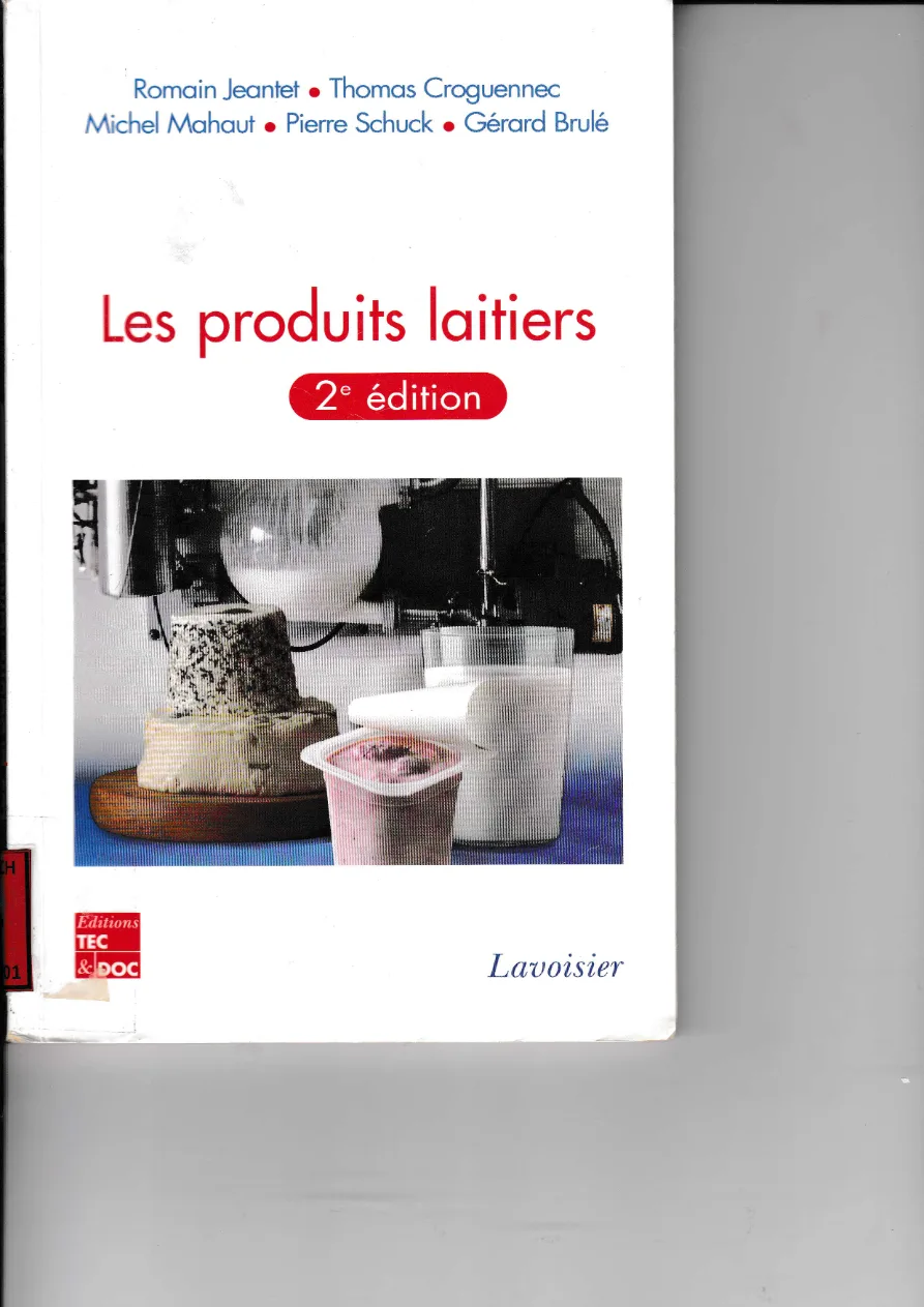 Couverture de Les produits laitiers