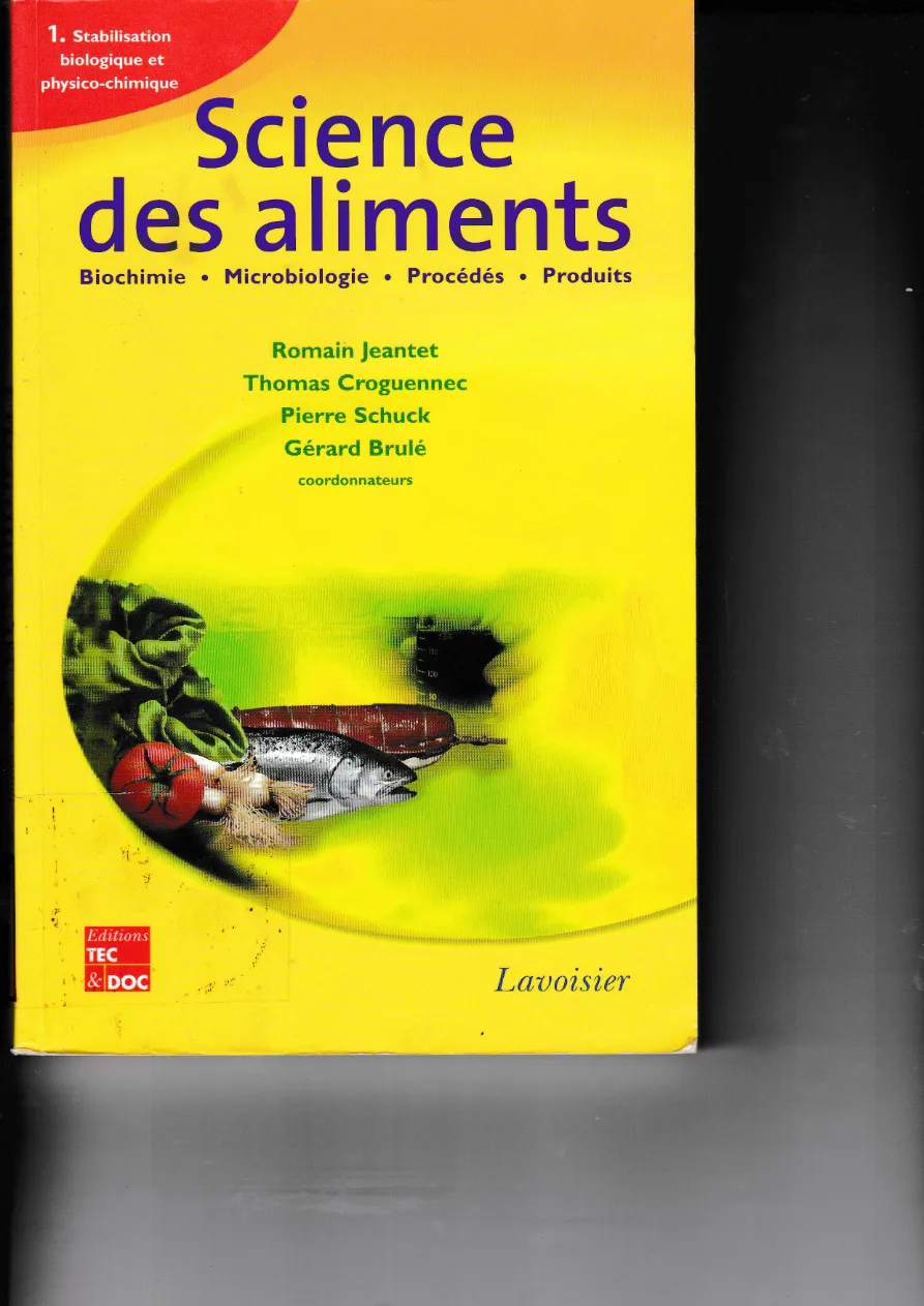 Couverture de Science des aliments