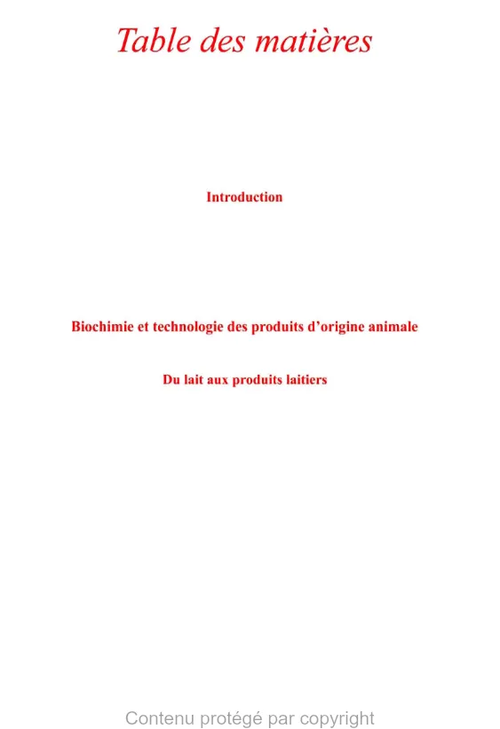 Couverture de Science des aliments