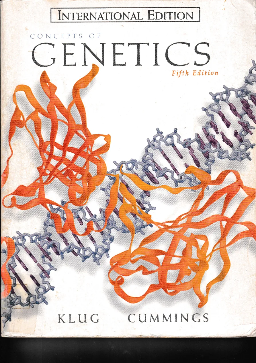 Couverture de Concepts of genetics