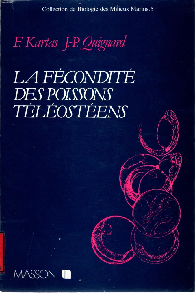 Couverture de La Fécondité des poissons téléostéens