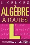 Couverture de Algèbre à toutes "L"