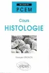 Couverture de Cours d'histologie