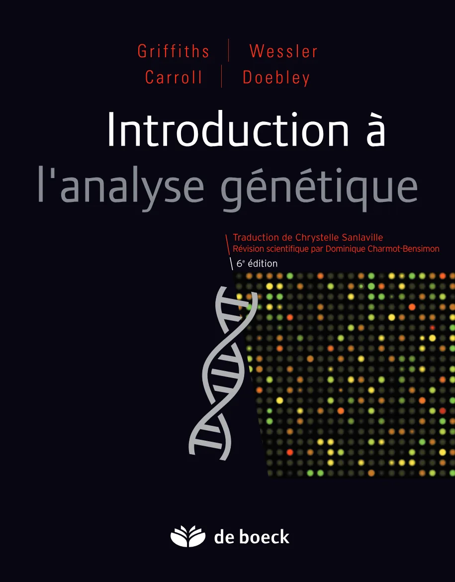 Couverture de Introduction à l'analyse génétique.