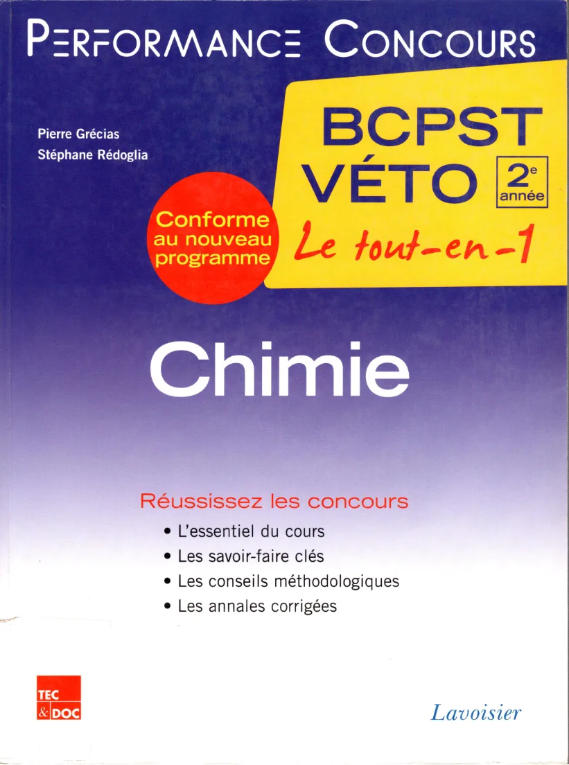 Couverture de Chimie