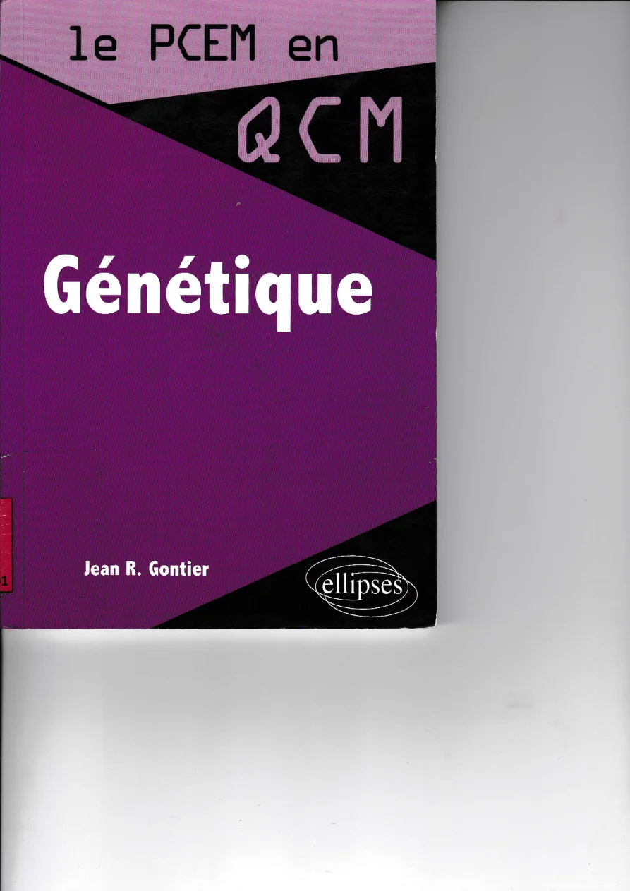Couverture de Génétique