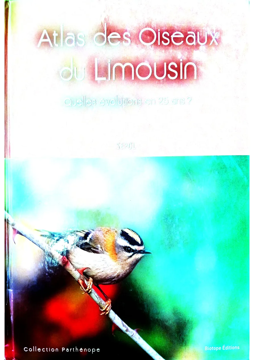 Couverture de Atlas des oiseaux du Limousin