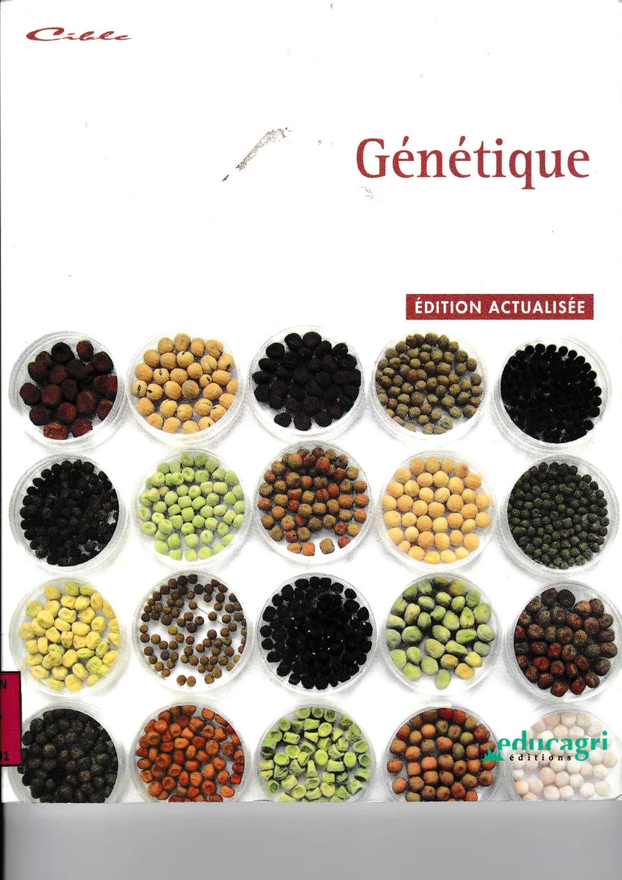 Couverture de Génétique.