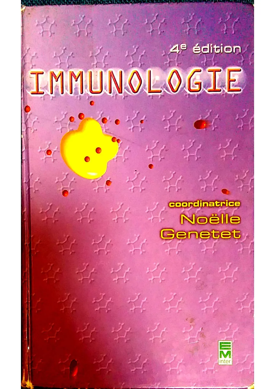 Couverture de Immunologie