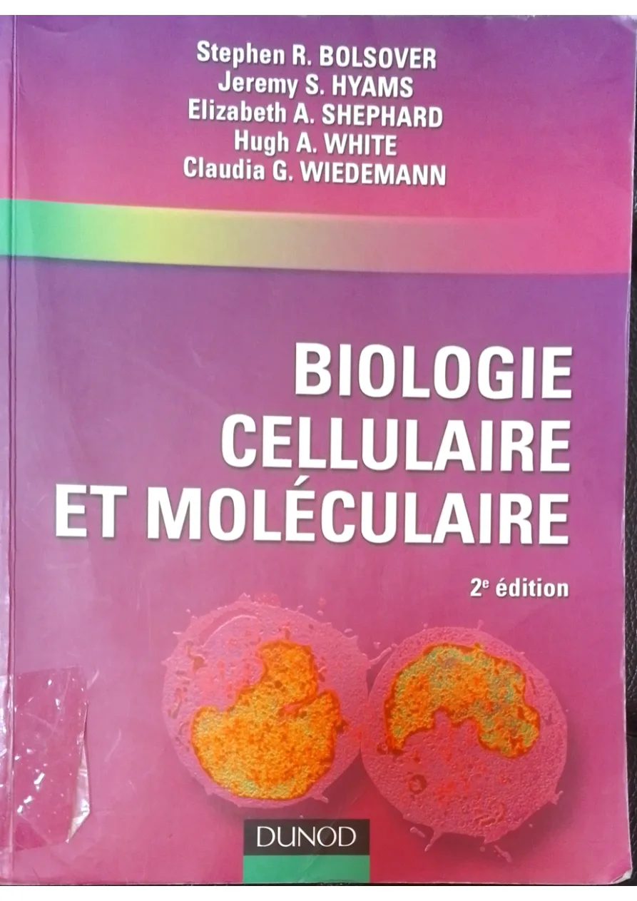 Couverture de Biologie cellulaire et moléculaire