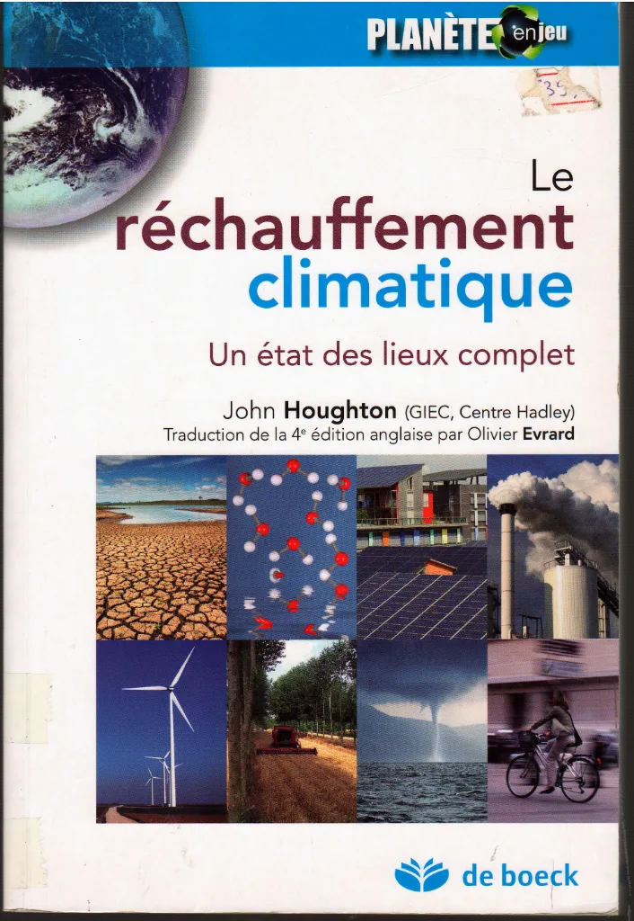 Couverture de Le réchauffement climatique