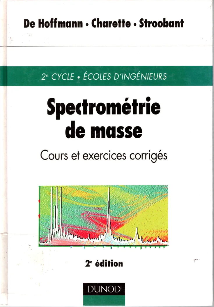 Couverture de Spectrométrie de masse