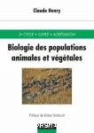 Couverture de Biologie des populations animales et végétales