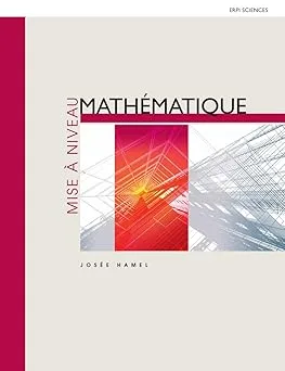 Couverture de Mise à niveau mathématique