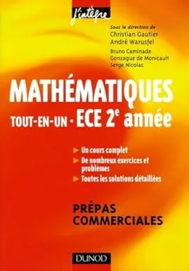 Couverture de Mathématiques, ECE 2e année