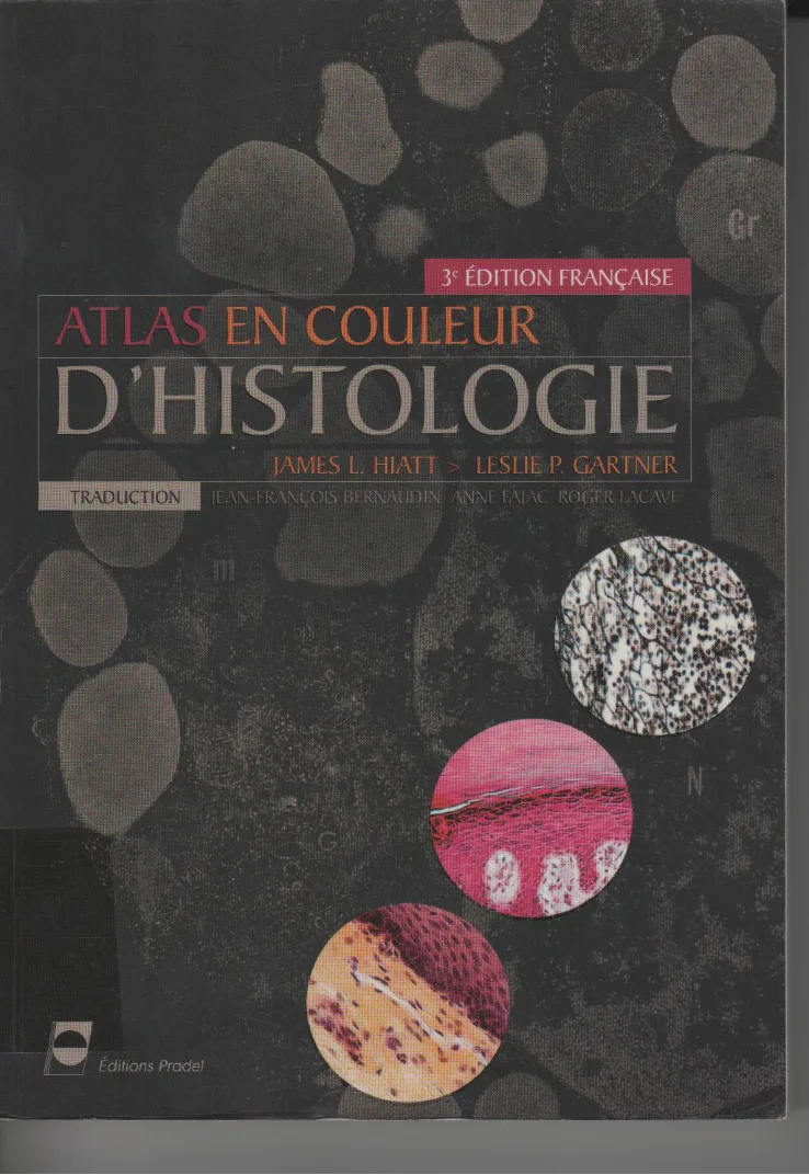 Couverture de Atlas en couleur d'histologie