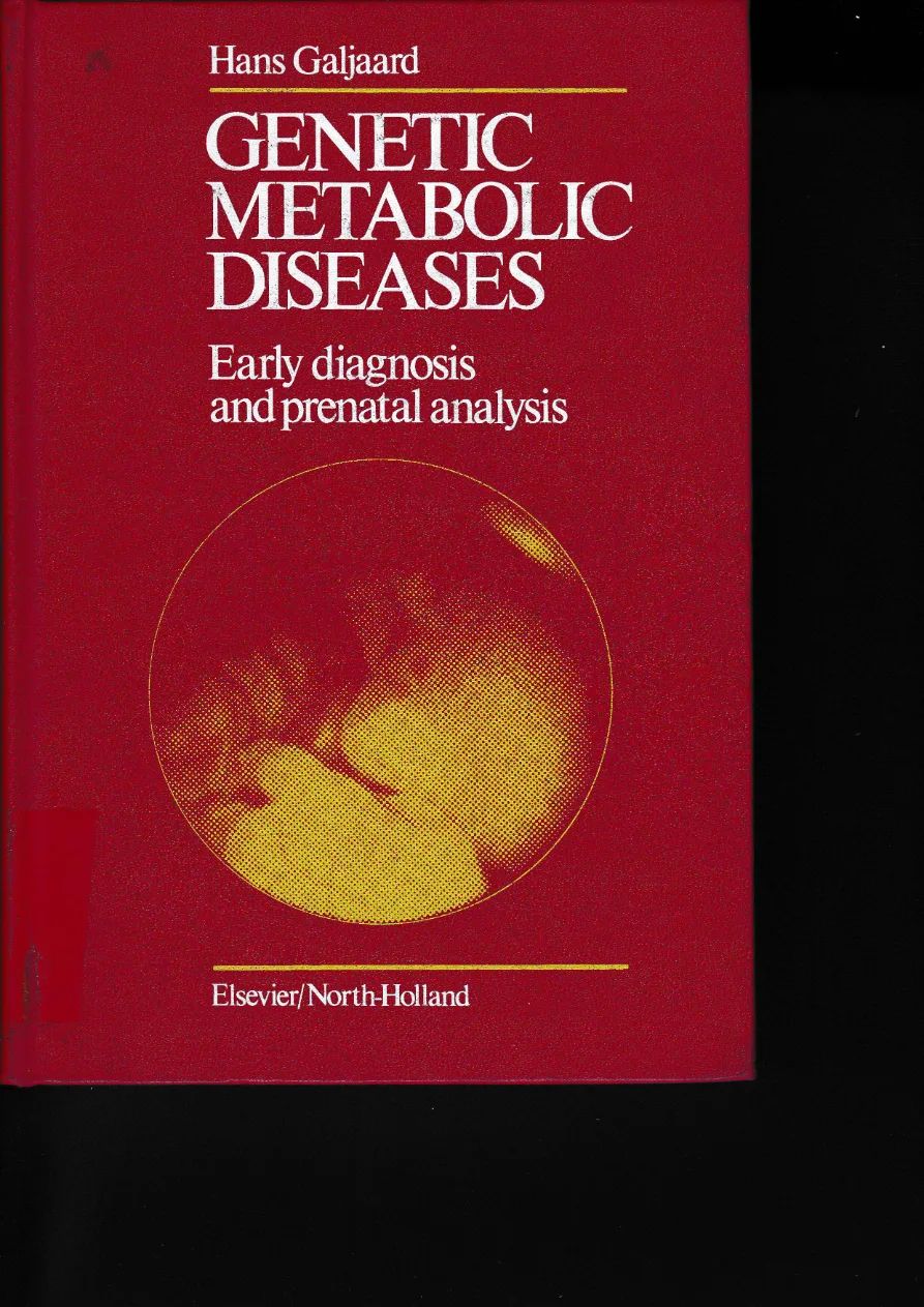 Couverture de Genetic metabolic diseases