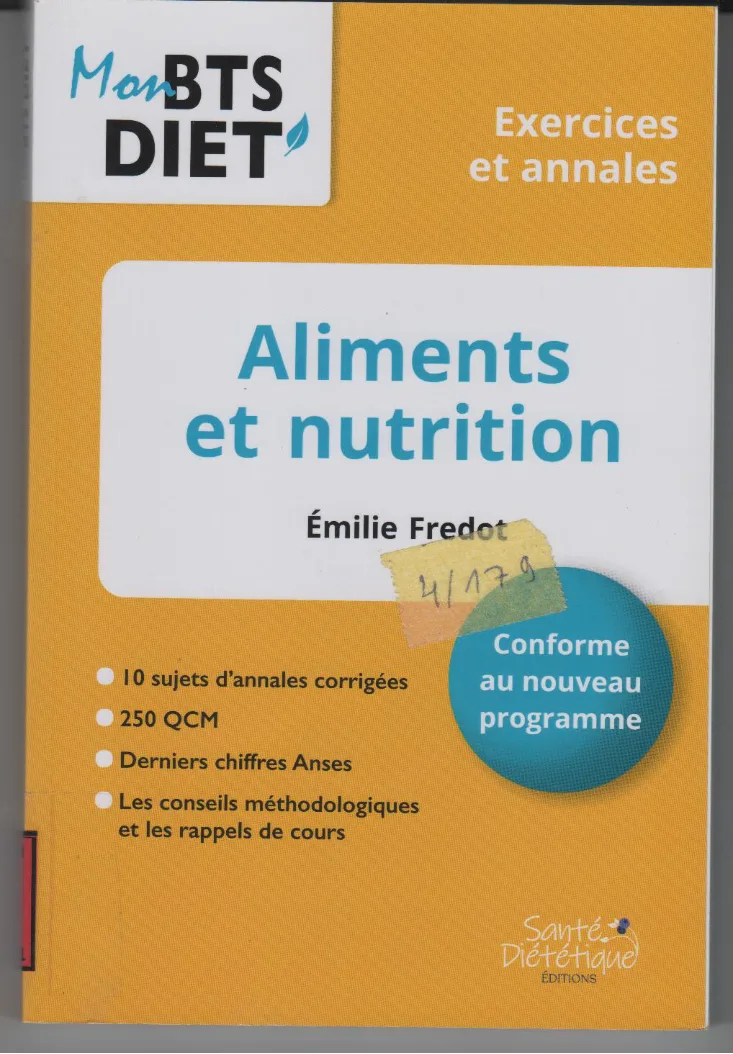 Couverture de Aliments et nutrition