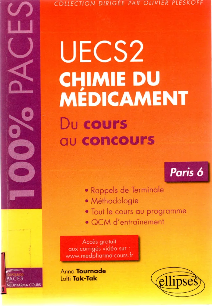 Couverture de UECS 2 chimie du médicament