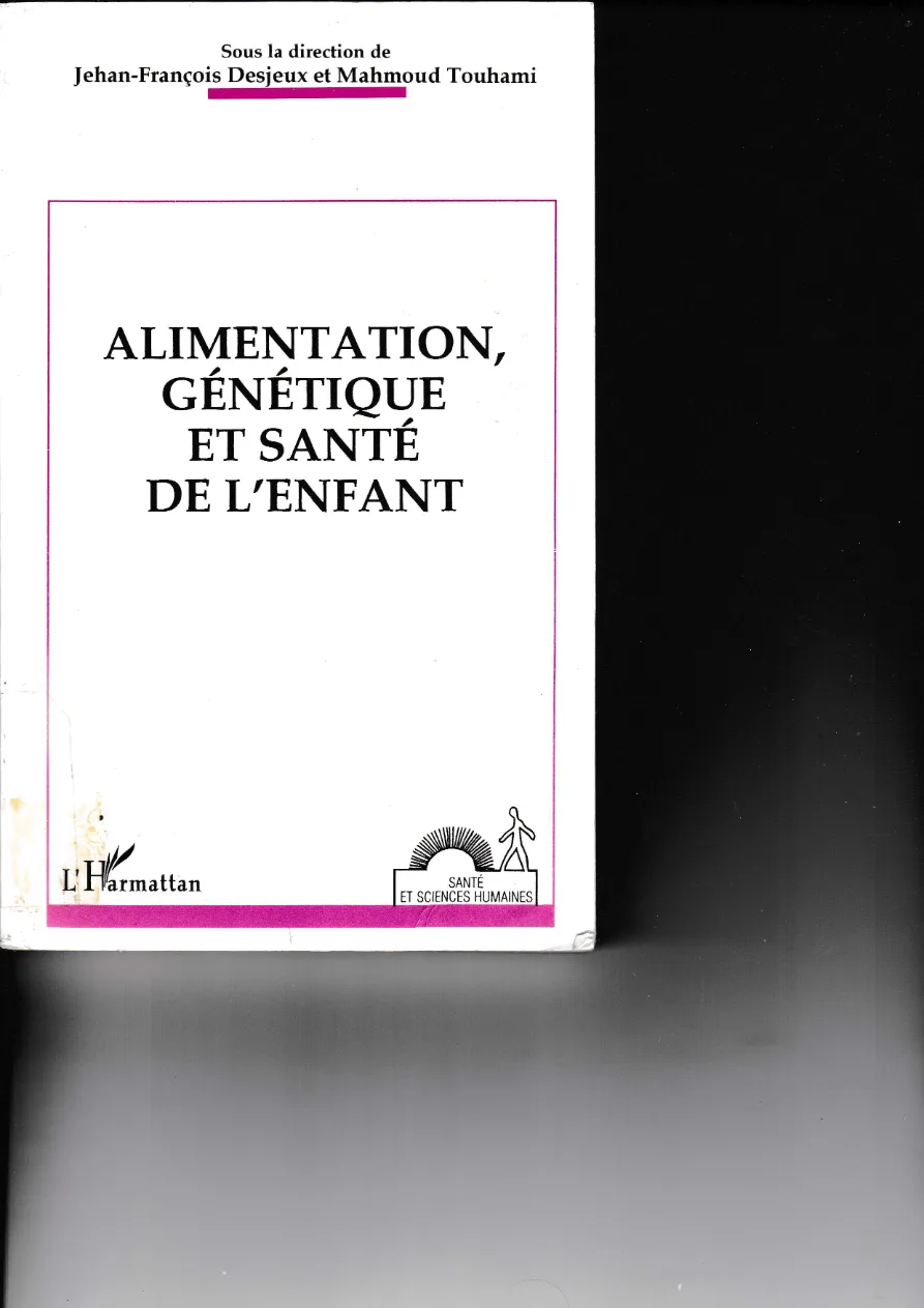 Couverture de Alimentation, génétique et santé de l'enfant