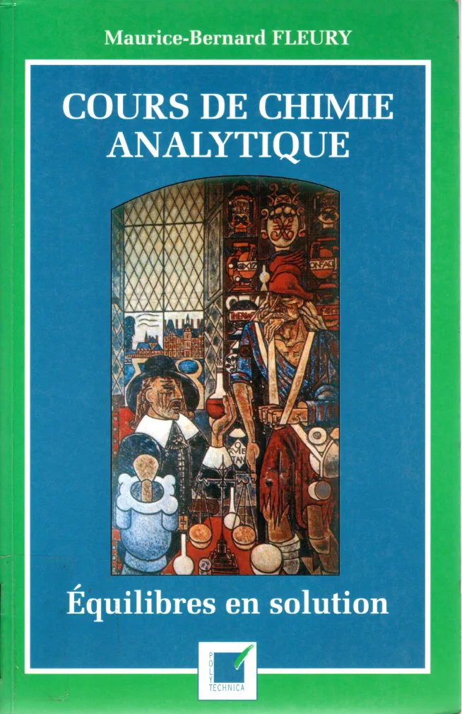 Couverture de Cours de chimie analytique
