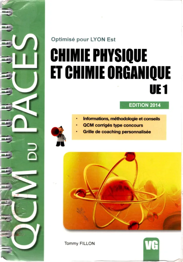 Couverture de Chimie physique et chimie organique