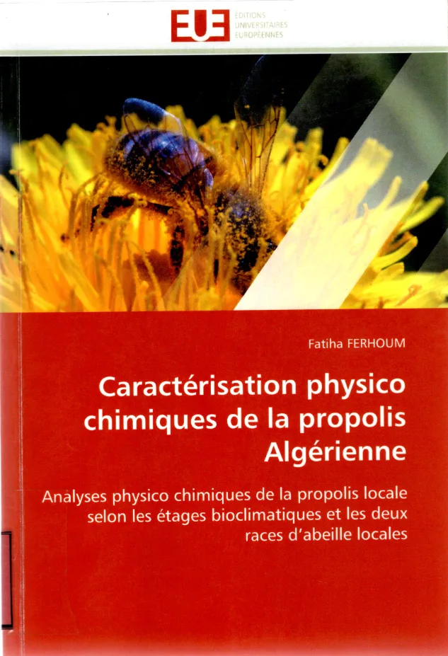 Couverture de Caractérisation physico chimiques de la propolis algérienne