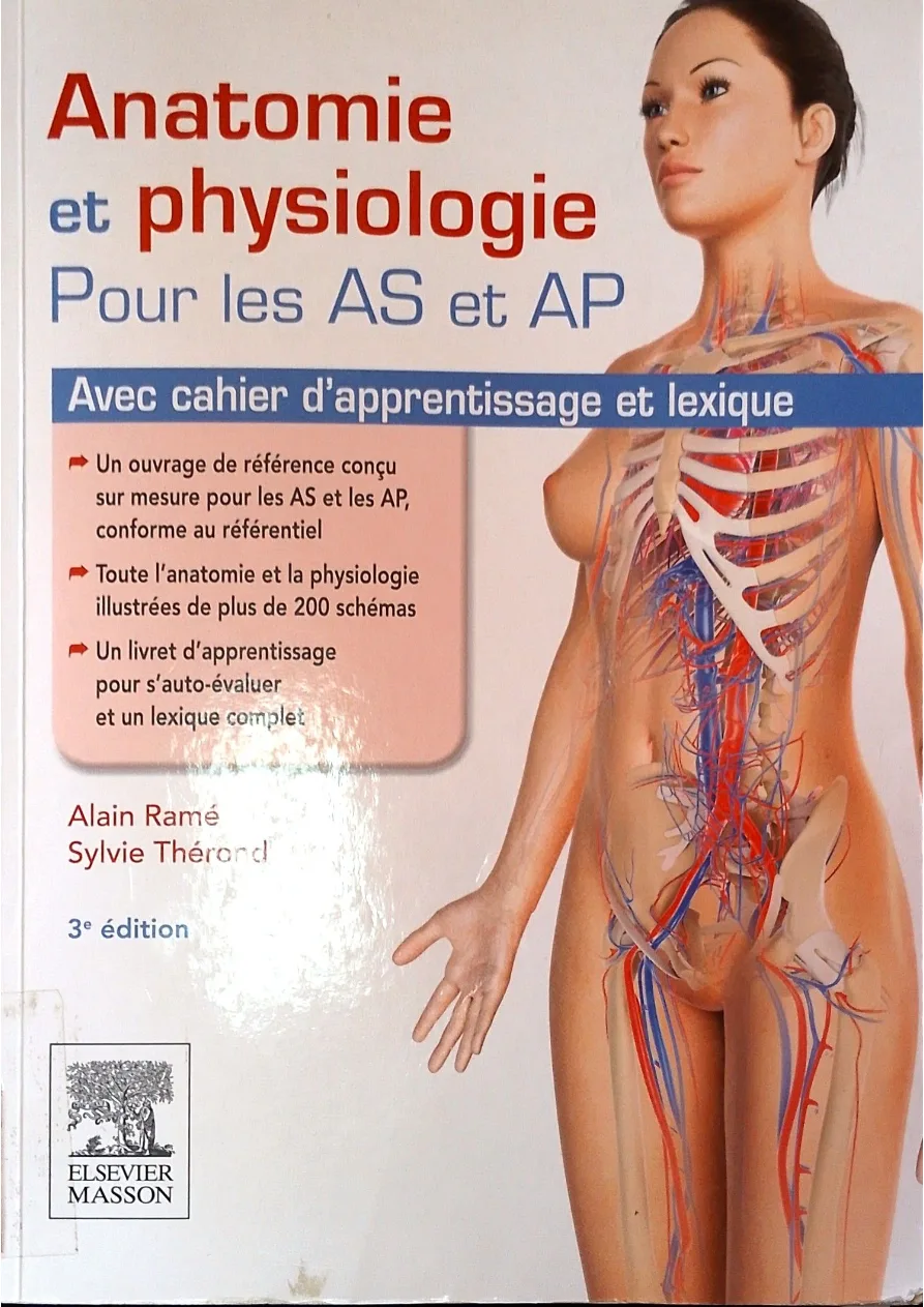 Couverture de Anatomie et physiologie pour les AS et AP