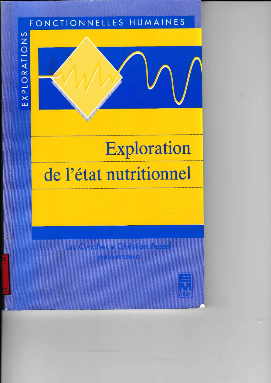 Couverture de Exploration de l'état nutritionnel