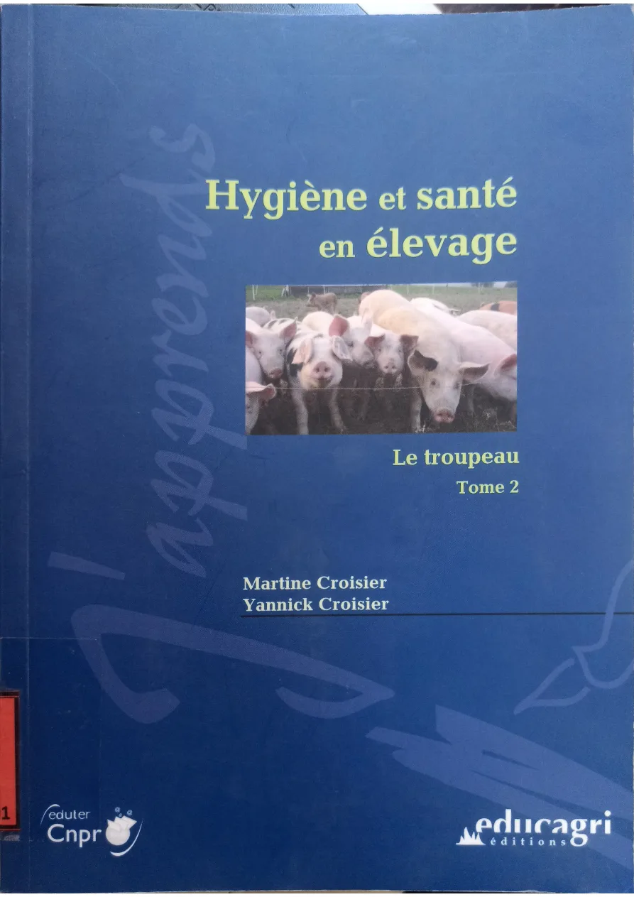 Couverture de HYGIENE ET SANTE EN ELEVAGE