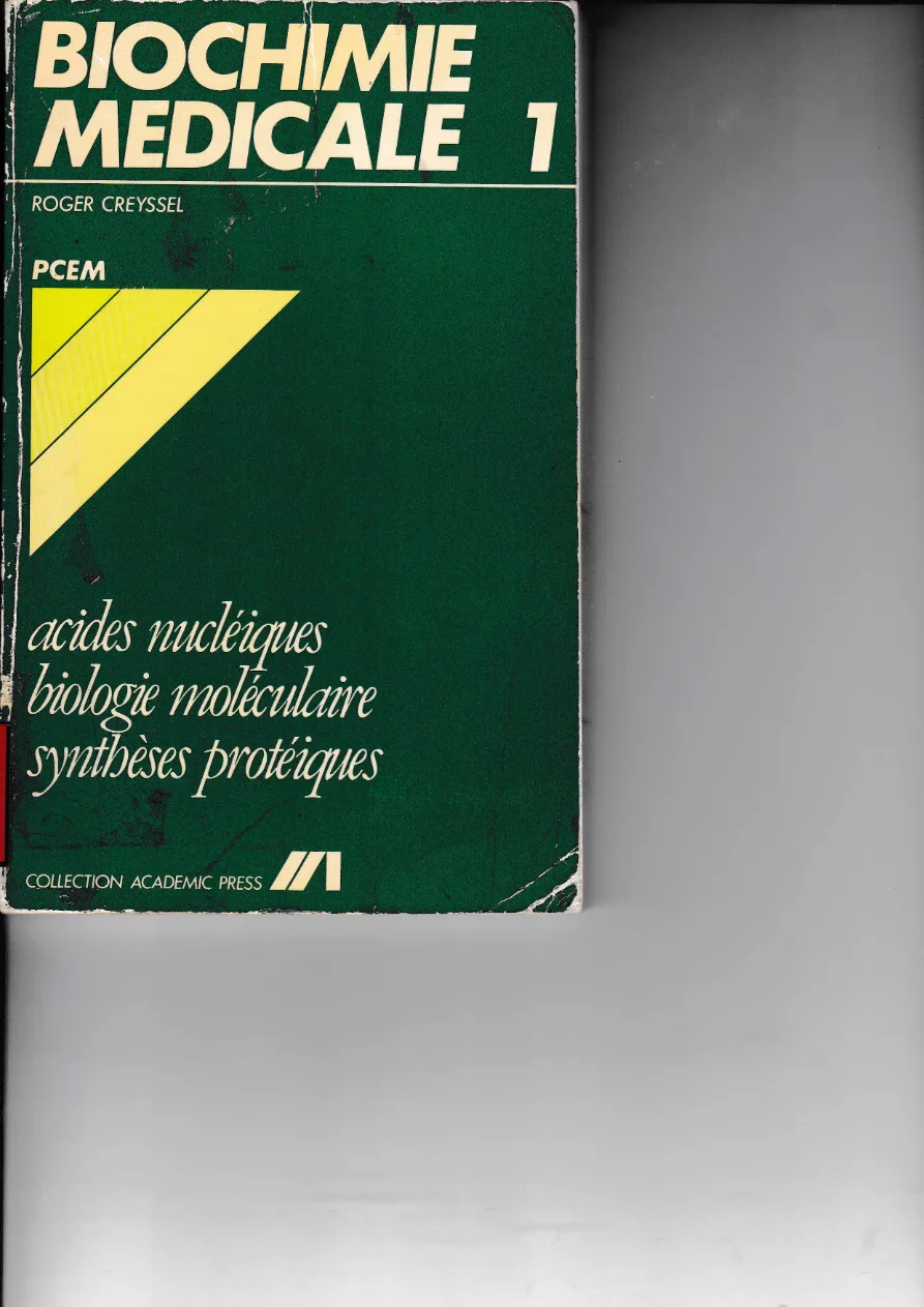 Couverture de Biochimie médicale